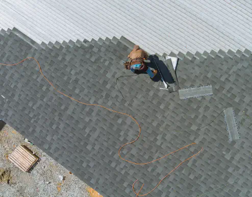 roofer working